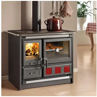 La Nordica-Extraflame La Nordica Küchenofen | Rosa XXL 5.0 Stahl | schwarz | 11 kW