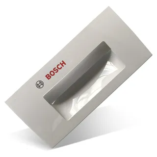 Bosch 00652549 Griffplatte Schalengriff für Wasserbehälter Trockner - Weiß, Silber