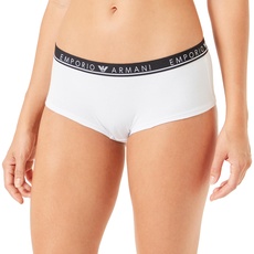 Emporio Armani Damen Emporio Armani Women's Cheeky Pants Iconic Logoband Full Slip, Weiß, L EU