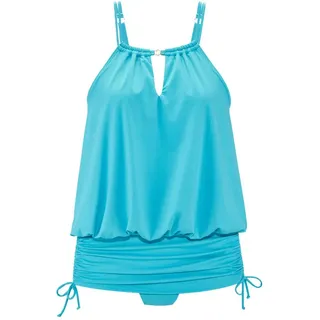 LASCANA Badekleid Damen Blau/Türkis 38 Cup A/B