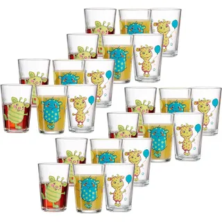 Ritzenhoff & Breker Kinderbecher »Kindergläser Monsterchen 205 ml 24er Set bunt«, bunt