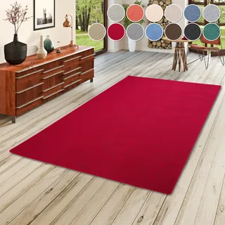 OTTO home Fortis Teppichläufer 300 x 300 cm Rot