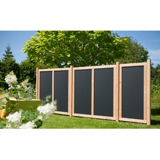 Bild Dichtzaun Set 3-tlg. 4,86 x 1,8 m natur 7246112452