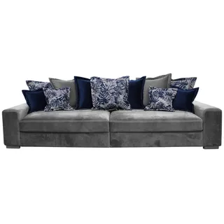 Landscape Bigsofa , Grau , Holz , Buche , Hartholz , Füllung: Schaumstoff,Schaumstoff , 289x90x115 cm , Made in EU, Handmade in Europe , Rücken echt , Wohnzimmer, Sofas & Couches, Sofas, Textilsofas