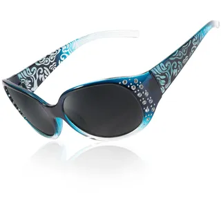SIPHEW Polarisierte Sonnenbrille Damen Übergroße klassische Brille mit 400 UV-Schutz
