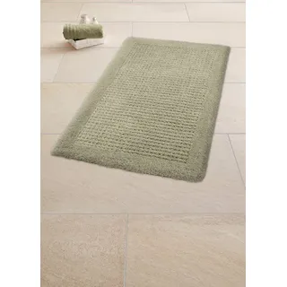 KLEINE WOLKE Badteppich Net Grün 120 x 70 cm