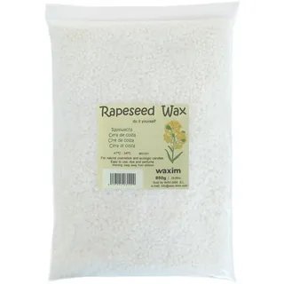 WAXIM. Rapswachs für umweltfreundliche Kerzen 850 g in Perlen. Kerzenwachs Raps, veganes wachs raps, kerzenhertsellung, bio-wachs. Wachs für DIY.