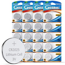 20 Knopfzellen CR2025 Lithium 3 V (CR2025-20 Batterien)