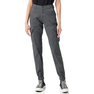 URBAN CLASSICS Damen Ladies High Waist Cargo Pants in lightshadow,