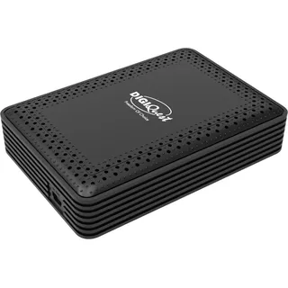 DIGIQUEST tivùsat Decoder RetroTV MICROSAT, DVB-S2 HEVC H265 | SELBSTINSTALLIEREND | 2-in-1-Fernbedienung | tivùsat-Smartcard inklusive | HDR10 / HLG | Aktivierbare Aufnahmefunktion | Merlin