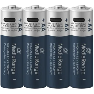 MediaRange Akku AA 1400 mAh 4 St.