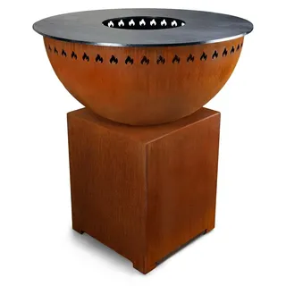 Grillrost.com Das Original Grillrost Stahl Braun