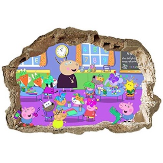 Peppa Pig Wandaufkleber Peppa Wutz Familie Wandbild Peppa Pig Schlafzimmer Jungen Mädchen Wandaufkleber