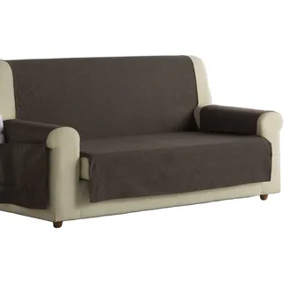 Zebra Textil Sofa, Braun