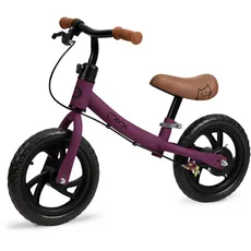 Momi Unisex Jugend BREKI Kinderlaufrad für Mädchen und Jungen ab 3 Jahren, Purple, Standard