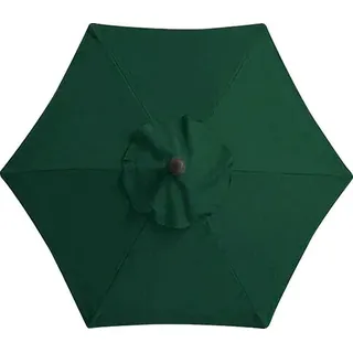 Sonnenschirmhülle, wasserdichtes Gewebe, UV-Schutz, grün, 3M 6Rippen