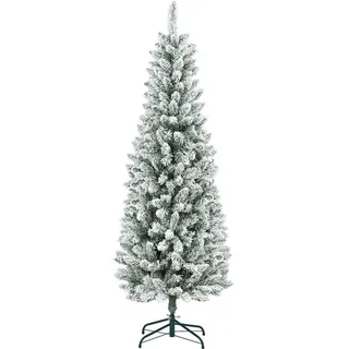 Homcom Künstlicher Weihnachtsbaum 180 cm mit 479 Spitzen Christbaum Weihnachtsdeko inkl. Metallständer für drinnen