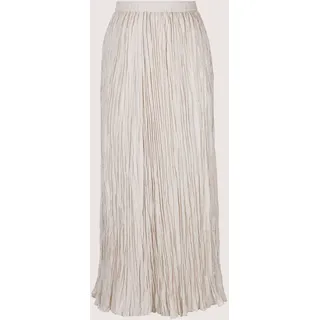 MADELEINE Midirock »Plisseerock Maxi-Rock mit Crash-Plissee«, weiß