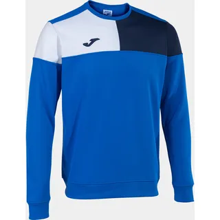 Joma Crew V Sweatshirt, Royalblau-Gelb, 164