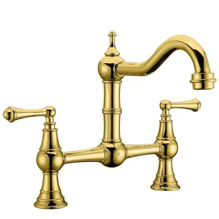 Küchenarmatur, Waschtisch, Retro, Gold, CHESTER - Gold