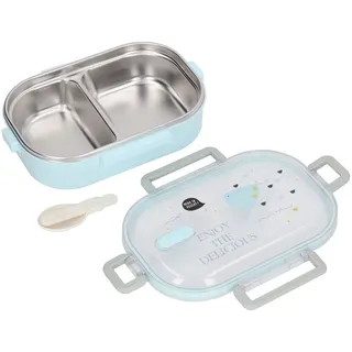 FOLOSAFENAR Edelstahl Brotdose Thermo Lunchbox isolierte Speisen Behälter für warmes Essen Lebensmittelqualität Silikondichtung wiederverwendbar rostfrei