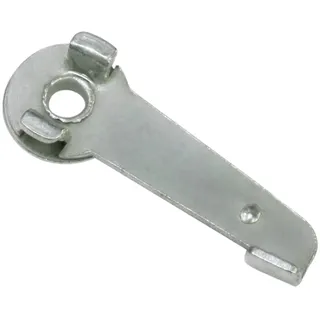 GARDINIA Gardinenschiene Deckenträger 1-läufig Ø 13 mm 0 cm Grau