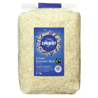 Davert - Echter Basmati Reis, weiß Fairtrade 1 kg