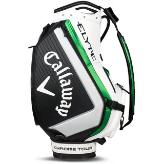 Callaway Golf ELYTE Staff Tour Tasche, Weiß/Schwarz/Grün, Tour Bag