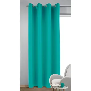 Albani Deko-Ösenschal DimOut/Mia Petrol / 245x140 cm, Polyester