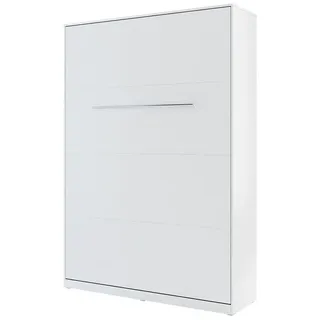 Mirjan24 Schrankbett Concept Pro I Vertical, / Weiß - Holzwerkstoff , Rechteckig , 90x200 cm, , Schlafzimmer, Betten, Gästebetten, Klappbetten