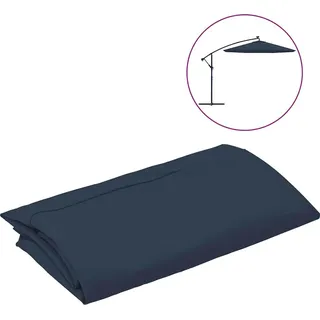 vidaXL Ersatzbezug für Ampelschirm Blau 300 cm - Blau