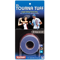 Tourna Unisex-Erwachsene TUFF-1-XL Tennis-Griffband, Blaues Markenzeichen