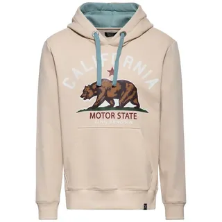 King Kerosin Kapuzenpullover California Motor State Beige XL