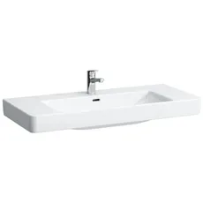 Laufen PRO S Waschtisch, 3 Hahnlöcher, mit Überlauf, 1050x460mm, H813966, Farbe: Weiß mit LCC Active