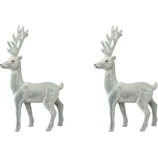 Creativ deco Hirsch 29 cm grau
