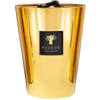 Baobab MAX24AU Kerzen, Glas, gold, 24 x 10 cm