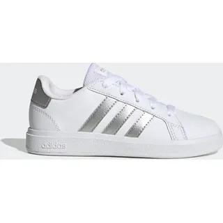 Adidas Grand Court Lifestyle Tennis Lace-Up Cloud White / Matte Silver / Matte Silver 38 2/3