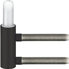 Bild von Türband-Rahmenteil Variant V 3400 WF für Gefälzte-Holztüren an DIN-Stahlzargen, Band ø 15 mm, schwarz