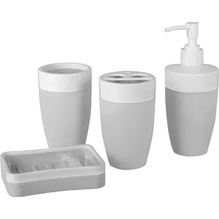 Baytex Badezimmer Set Bath Series II Hellgrau - Grau