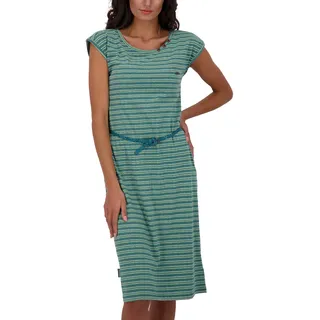 Alife and Kickin Damen MelliAK Dress Jerseykleid Kleid, Dark Forest, XS