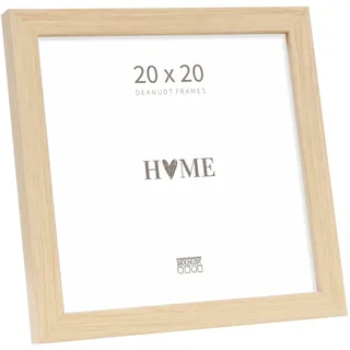 Deknudt Frames Bilderrahmen modern naturholzfarbe 20x20 cm 2er Set