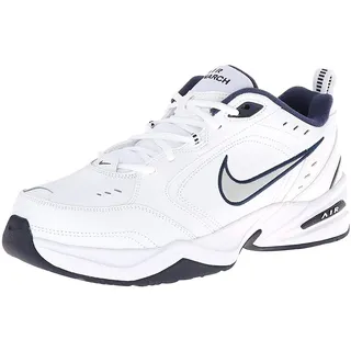 Air Monarch IV Fitnessschuhe extraweit Herren 102 white/metallic silver-midnight navy 40.5