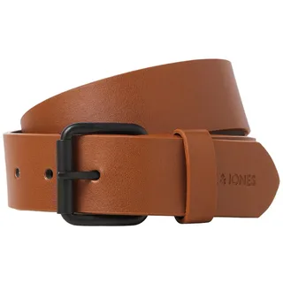 JACK & JONES Herren Jacivan Belt Synthetikgürtel 12250344,Cognac,95