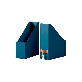 2 LEITZ Stehsammler Puro 24710068 dunkelblau Karton, DIN A4