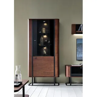 Büro Kommode Holz Schrank Holzkommode Moderne Kommoden RTV Sideboard GRANDE Neu - Braun