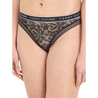 Tommy Hilfiger Damen String Thong Tanga, Schwarz (Black), XL