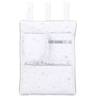 babybay Utensilo für alle Modelle, weiß Sternemix sand/azurblau