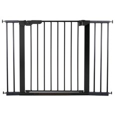 BabyDan Premier Safety Gate with 5 Extensions Black 105.5-112.8 cm