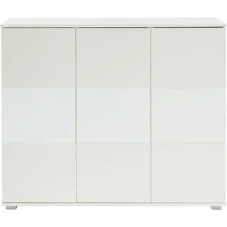 Priess Hochkommode 123 x 103 x 38 cm weiß