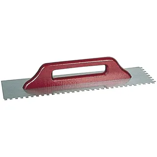 Kaufmann Aufziehglätte (Schweizerglätte) 500 x 130 mm rostfrei Zahnung 6 x 6 mm